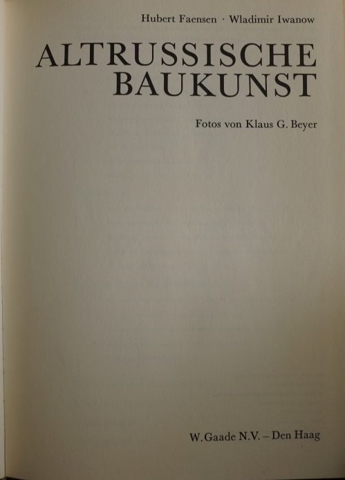 Altrussische Baukunst