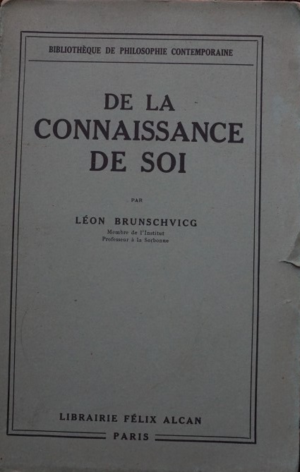 DE LA CONNAISANCE DE SOI