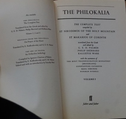 The Philokalia Volume 1, 2, 3 and 4