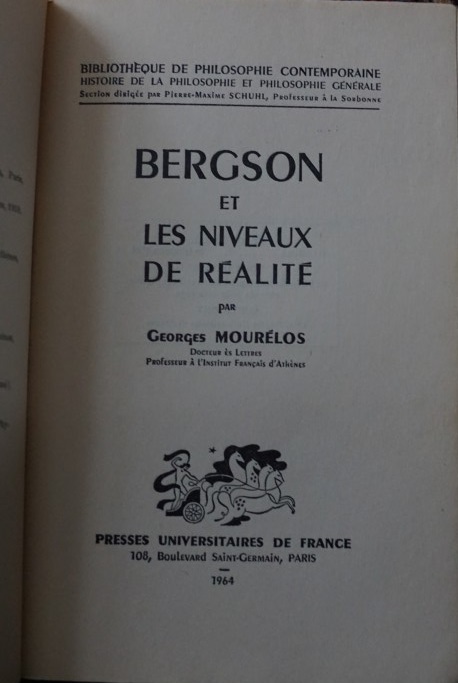 Bergson Et Les Niveaux De Realite