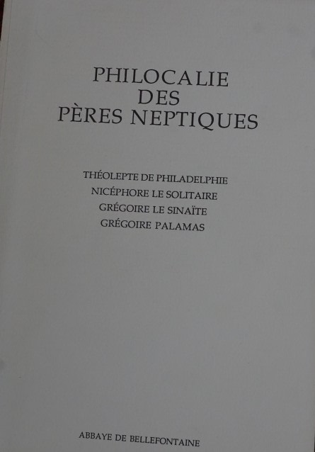 Philocalie Des Pères Neptiques