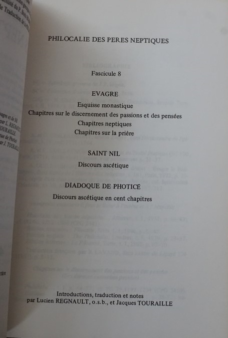 Philocalie Des Pères Neptiques