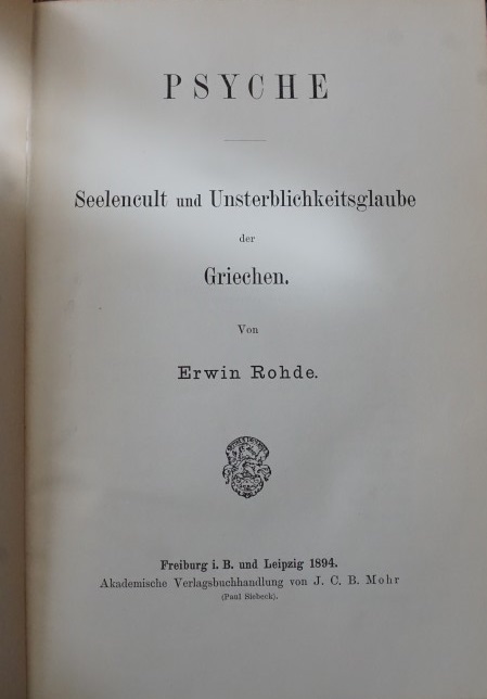 Psyche - Seelencult und Unsterblichkeitsglaube der Griechen